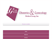 Tablet Screenshot of gillobgyn.com